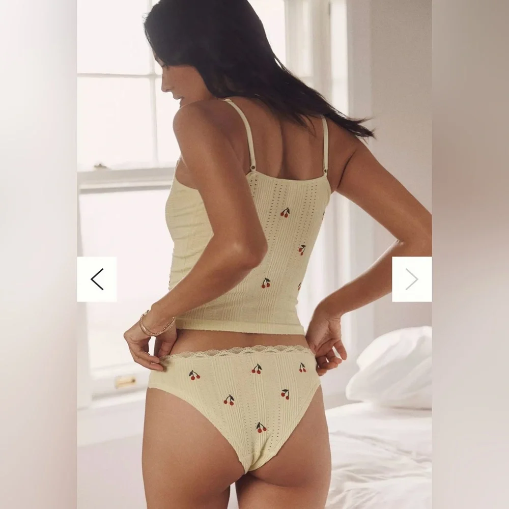 NWT LyreBird Seamless Pointelle tank and underwear. - S/M - Picture 3 of 8